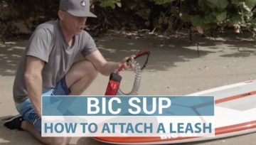 How to Attach the Leash to your Stand Up Paddleboard (SUP)